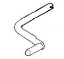 Apache short Crank Handle (No U Joint)